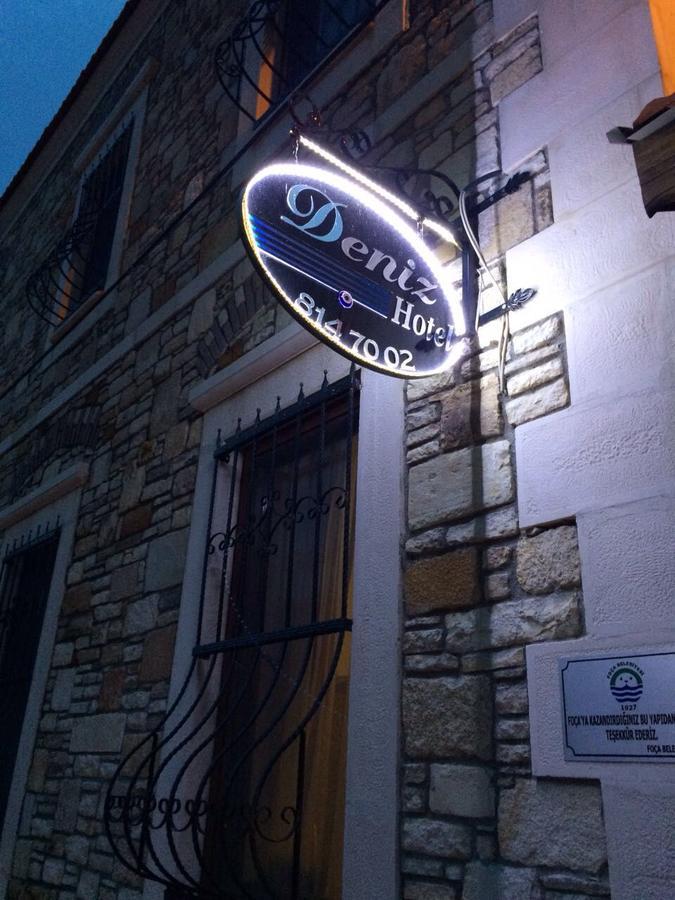 Deniz Hotel Yenifoca Bagian luar foto